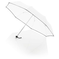 Кружевной зонт складной Balmain механический с чехлом, 3 сложения и белый зонтик