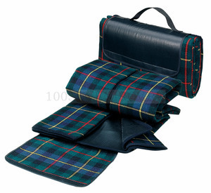 Фото Плед для пикника с подкладкой (зеленый)