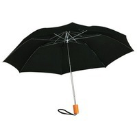 Зонт складной механический, черный