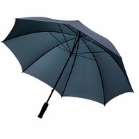 Фирменный зонт-трость противоштормовой механический