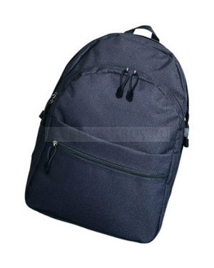 Фото Городской рюкзак TREND с 2 отделениями на молнии и внешним карманом, 27 л., 35 х 17 х 45 см, нагрузка 10 кг. (черный)