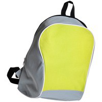 Изображение Промо-рюкзак, зеленый с серым, 30х14х38 см, нейлон/ шелкография