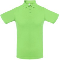 Картинка Рубашка поло мужская Virma light, зеленое яблоко S от торговой марки Unit