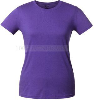 Фото Женская футболка фиолетовая T-BOLKA LADY для шелкографии, размер XL