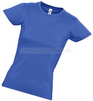 Фото Ярко-синяя футболка из хлопка IMPERIAL WOMEN, размер M
