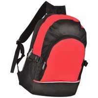 Рюкзак. красный с чёрным, 30х42х13, Полиэстер 600D+1680D, шелкография