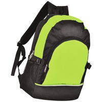 Рюкзак. зелёный с чёрным, 30х42х13, Полиэстер 600D+1680D, шелкография