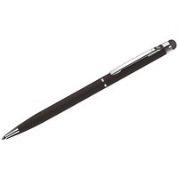 TOUCHWRITER, ручка шариковая со стилусом для сенсорных экранов, черный/хром, металл