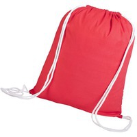 Рюкзак красный из хлопка