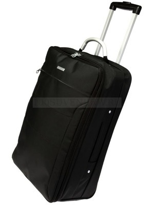 Фото Сумка-чемодан на колесиках Trolley bag, черная (черный)