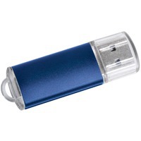 USB flash-карта Assorti (8Гб),синяя,5,5х1,7х0,6см,металл