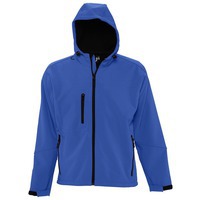 Фотография Куртка мужская с капюшоном Replay Men 340, ярко-синяя M, бренд Sol's