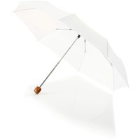 Зонт складной механический, белый