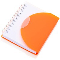 Блокнот с логотипом на 60 листов , оранжевый