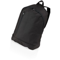 Рюкзак "Boulder" с 1 отделением и передним карманом на молнии, черный