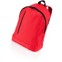 Рюкзак "Boulder" с 1 отделением и передним карманом на молнии, красный