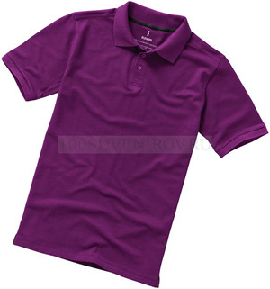 Фото Рубашка-поло Calgary мужская, темно-фиолетовый, M