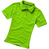Рубашка-поло "Calgary" женская, зеленое яблоко, L