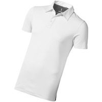 Рубашка-поло "Markham" мужская, белый/антрацит, L