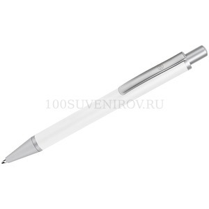 Фото CLASSIC, ручка шариковая, белый/серебристый, металл/пластик