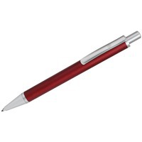 CLASSIC, ручка шариковая, красный/серебристый, металл/пластик