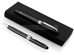 Фото Набор ручек "Bristol" в подарочной коробке: ручка шариковая и роллер, черный, черные чернила