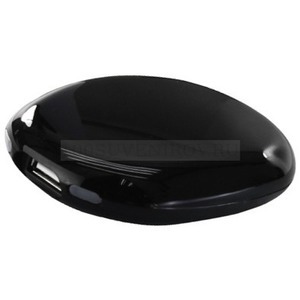 Фото Портативное зарядное устройство для мобильных телефонов «Камень» с разъемами: USB, микро-USB, мини-USB, iPhone 4/4S (черный, серебристый, белый)
