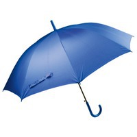 Маленький зонт-трость полуавтоматический с пластиковой ручкой и гарантия на прочность
