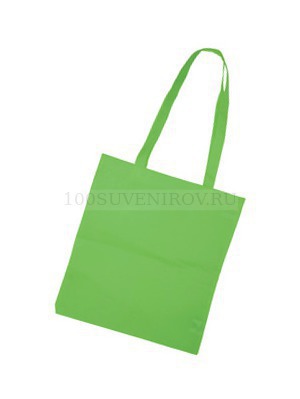Фото Сумка для шопинга под печать логотипа, 34 х 37 см, длина ручек 50 см., макс. нагрузка 8 кг.  (зеленый)