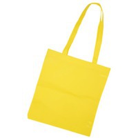 Сумка для шопинга под печать логотипа, 34 х 37 см, длина ручек 50 см., макс. нагрузка 8 кг. , желтый