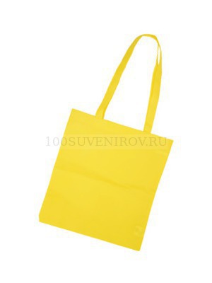 Фото Сумка для шопинга под печать логотипа, 34 х 37 см, длина ручек 50 см., макс. нагрузка 8 кг.  (желтый)
