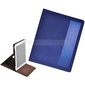 Фото Чехол-подставка под iPAD "Смарт",  синий,  19,5x24 см,  термопластик, тиснение, гравировка