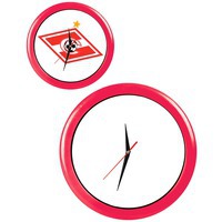 Часы настенные "ПРОМО" разборные ; красный, D28,5 см; пластик/стекло