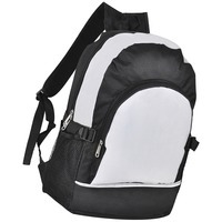 Дорожный рюкзак. серый с чёрным, 30х42х13, Полиэстер 600D+1680D, шелкография и красивые рюкзаки