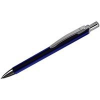 WORK, ручка шариковая, синий/хром, металл