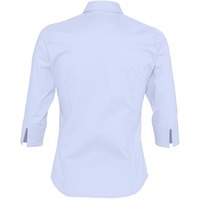 Рубашка женская с рукавом 3/4 EFFECT 140 голубая XS