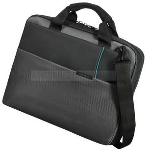 Фото Темно-серая с черными вставками сумка для ноутбука QIBYTE LAPTOP BAG