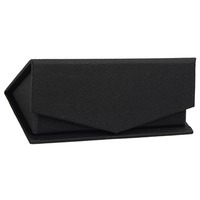 Подарочная коробка для флеш-карт треугольная, черный,  11 х 4,5 х 4 см