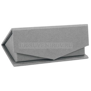 Фото Подарочная коробка для флеш-карт треугольная, серый,  11 х 4,5 х 4 см 