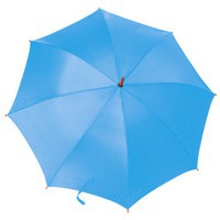Зонт-трость РАДУГА с деревянной ручкой, полуавтомат, d104 х 89 см. Устойчив к сильным порывам ветра, морская волна