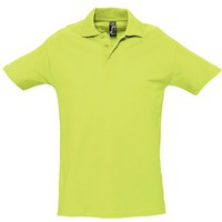 Рубашка поло мужская SPRING 210 "зеленое яблоко" S