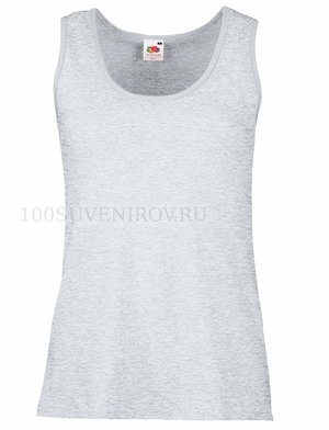 Фото Майка женская "Lady-Fit VaMueweight Vest", серо-лиловый_L, 100% хлопок, 160 г/м2 (серый)