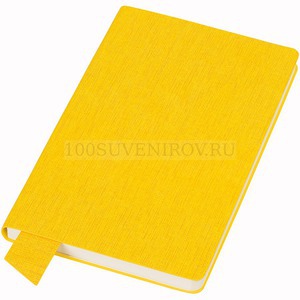 Фото Бизнес-блокнот А5  "Provence", желтый , мягкая обложка, в клетку
