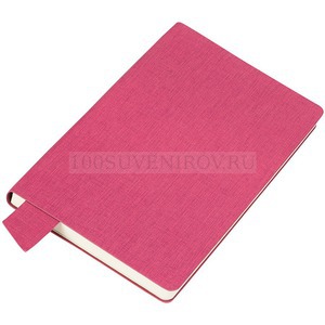 Фото Бизнес-блокнот А5  "Provence", розовый , мягкая обложка, в клетку
