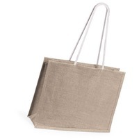 Пляжная сумка Hint, джут, размер 44,5*35*14 см.,натуральный беж