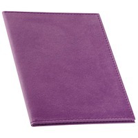 Обложка сиреневая из кожи для автодокументов TWILL, фиолетовая