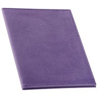 Обложка фиолетовая из кожи для автодокументов TWILL, сиреневая