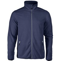 Куртка флисовая именная TWOHAND темно-синяя, XL