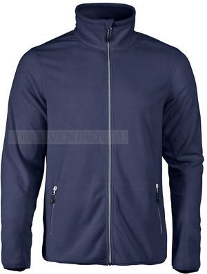 Фото Именная флисовая куртка TWOHAND темно-синяя для флекса, размер XL