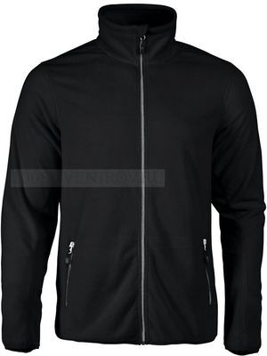 Фото Стильная флисовая куртка TWOHAND черная XXL для шелкографии